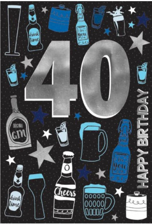 Happy 40th Birthday Card