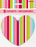 Heart Stripe 8 Mini Cutouts