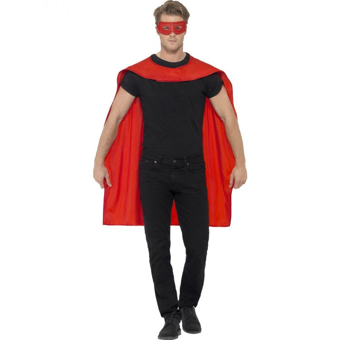 Cape With Matching Eye Mask Assorted Colours
