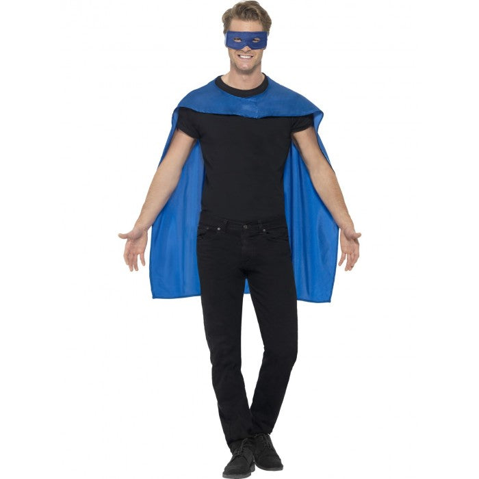Cape With Matching Eye Mask Assorted Colours