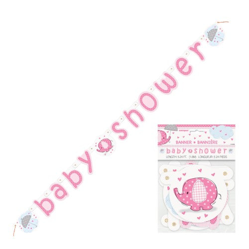 Umbrellaphant Baby Shower Baby Shower Jointed Banner 1.6m (5.24')