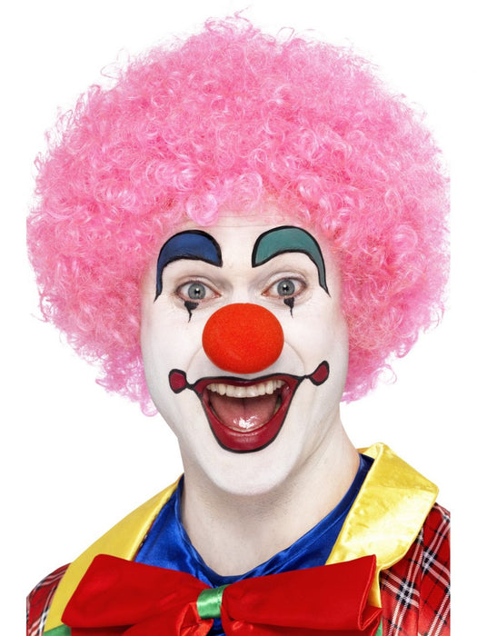 Pink Crazy Clown Wig