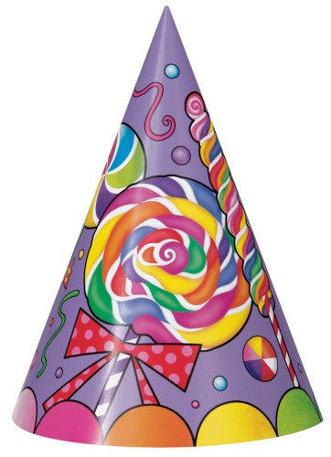 Assorted Party Hats 8 Pack