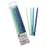 Glitter Candle Slim 120mm with Holders Ombre Colours 12 Pack