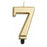Number Candle Jumbo Gold