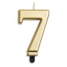 Number Candle Jumbo Gold