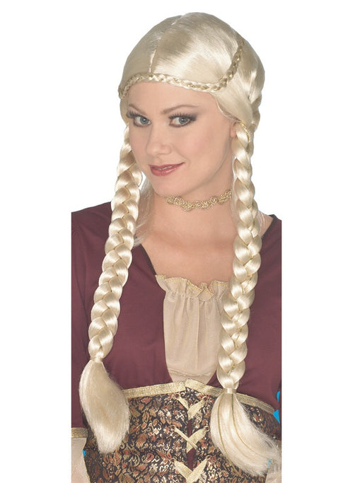 Braided Blonde Renaissance Wig