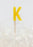 Candle Alphabet Small 'K'