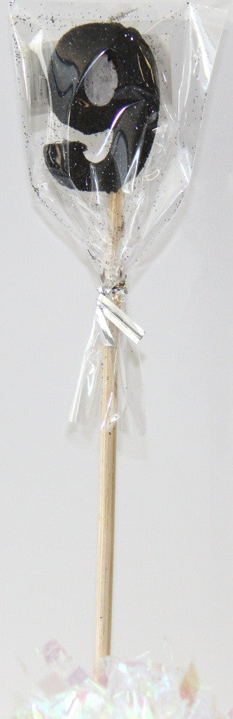 Candle Black Glitter Large - 9