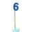 Candle Blue Glitter Large - 6