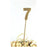 Candle Gold Glitter Large - 7