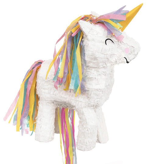 Pinata  - Pull Rainbow Unicorn 48cm H X 32cm W (19" X 12.5")