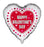 Radiant Hearts 45cm (18") Foil Balloon