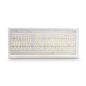 Mr & Mrs LED Wishing Well/Money Box