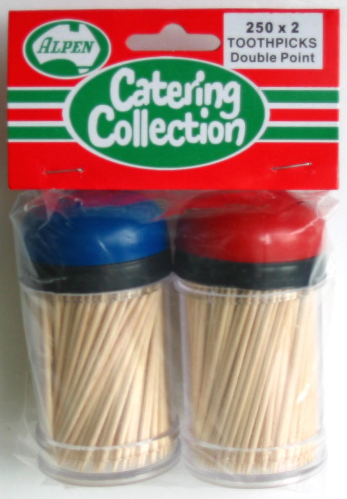 Tooth Picks Double Point 2 X 250's — Red Fox Party Supplies