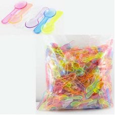 Ice Cream Spoons 10pk Neon Asst