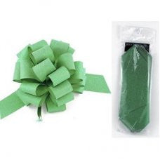 Pull Bow Sml Diamond Green
