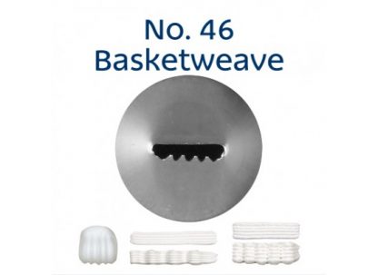 Loyal | #46 basketweave | Piping Tube | Stainless Steel