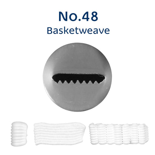 Loyal | #48 basketweave | Piping Tube | Stainless Steel