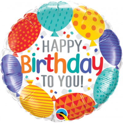 Foil 18" Happy Birthday to You
