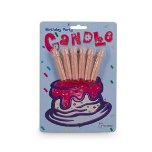 6 Pack Of Willie Candles