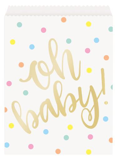 Oh Baby Foil Stamped Goodie Bags Pack of 8