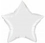 36" Foil Balloon White Star