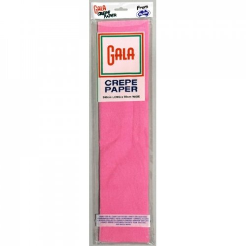 Crepe Gala Bright Pink 240 x 50cm