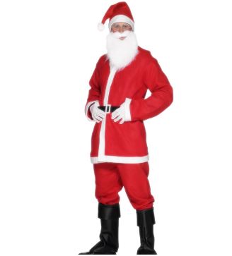 Red Santa Suit Adult Costume
