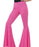 Ladies Flared Pink Trousers