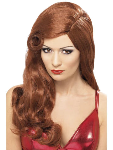 Silver Screen Sensation Auburn Wig