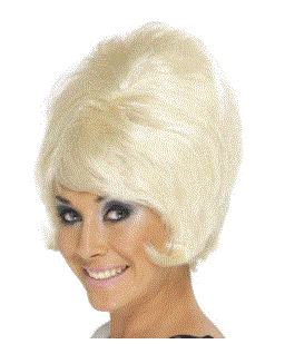 60's Beehive Wig, Blonde
