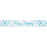 Sparkling Fizz Blue & Silver Banner 2.7m