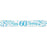 Sparkling Fizz Blue & Silver Banner 2.7m