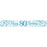 Sparkling Fizz Blue & Silver Banner 2.7m