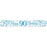 Sparkling Fizz Blue & Silver Banner 2.7m