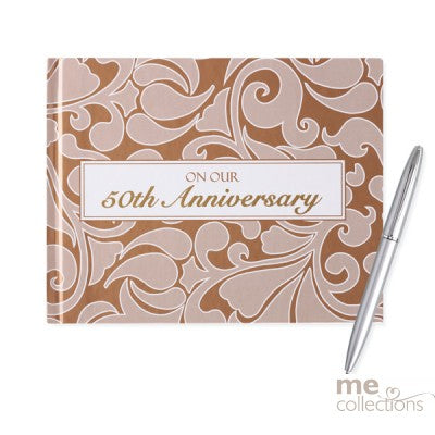 Age 50th Anniversary Guest Book