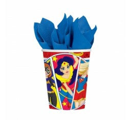DC SUPERHERO GIRLS CUPS - PACK OF 8