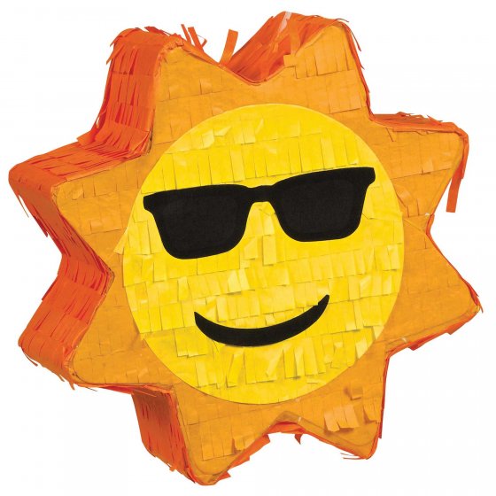 Sun Shaped Mini Piñata — Red Fox Party Supplies