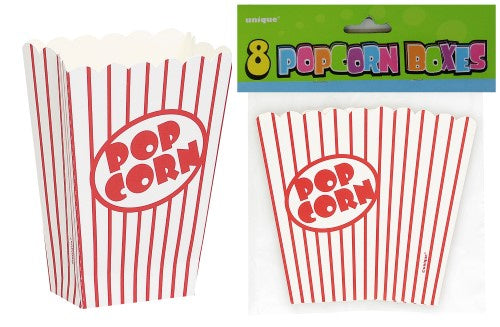 8 Small Popcorn Boxes