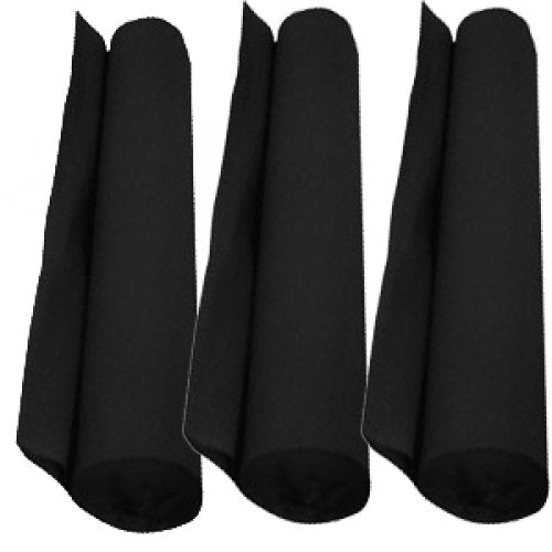 Crepe Log Black 20m x 1M