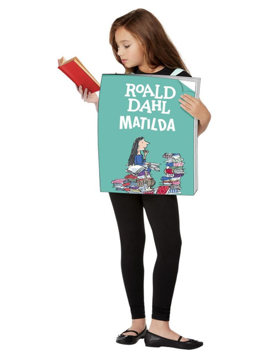 Roald Dahl Matilda Book Cover Costume, Turquoise