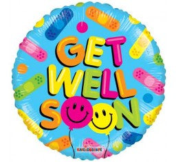 Get Well Soon 45cm Foil Balloon