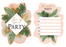Jungle Leaves 8 Pack Invitations
