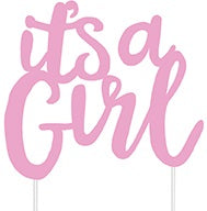 Its A Girl, Its A Boy Cake Topper