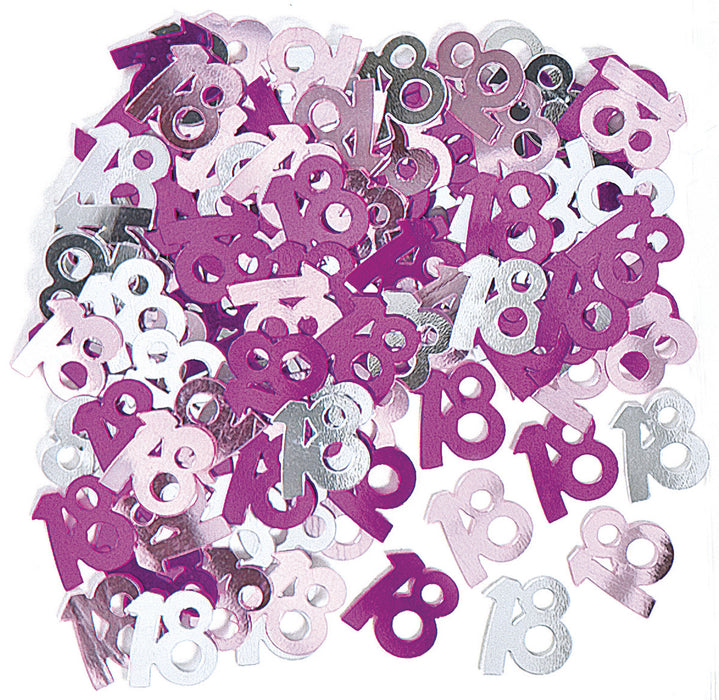 Glitz Pink Scatter Confetti- 18th