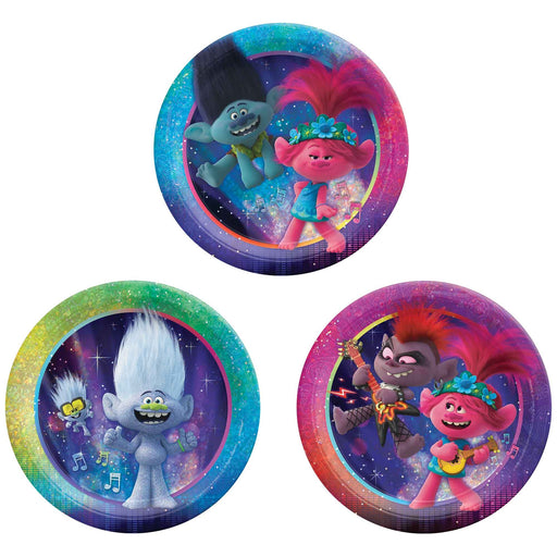 Trolls 7"/ 17cm Paper Plates