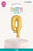 Gold 5" Foil Balloon Cake Topper