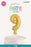 Gold 5" Foil Balloon Cake Topper