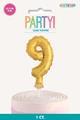 Gold 5" Foil Balloon Cake Topper